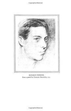 Ronald Firbank from a pastel by Charles Shannon