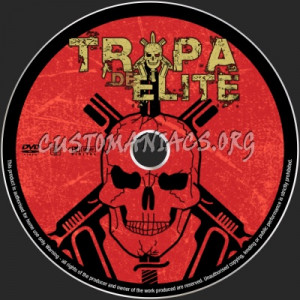 Tropa De Elite Elite Squad dvd label