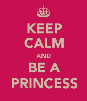 pink, princess, quote
