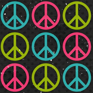 Peace Signs Dots - peace-signs