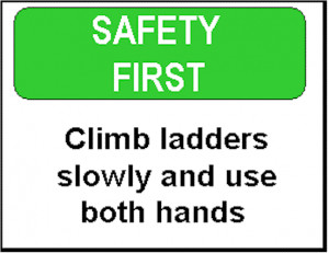 Examples ofsafety signs, door signs, symbols, & charts