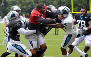 Cam Newton and Panther's Cornerback Josh Norman in Scuffle