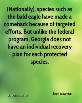 we won 39 t have many more success stories like the bald eagle if the
