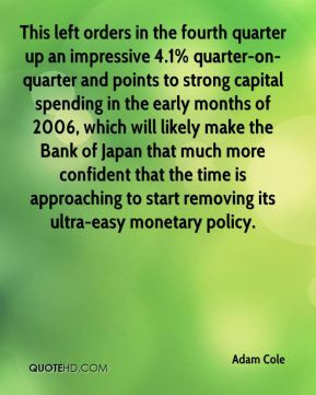 orders in the fourth quarter up an impressive 4.1% quarter-on-quarter ...