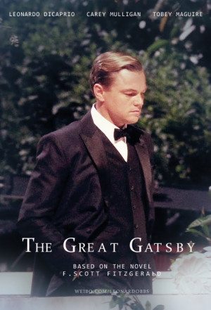 Leonardo DiCaprio as Jay Gatsby. 1940 Paperback of F Scott Fitzgerald ...