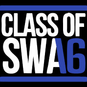 CLASS OF SWAG (2016) blue with bands Hoodie
