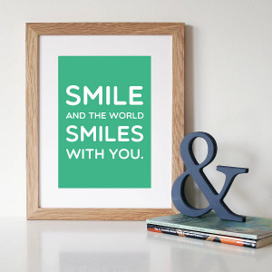 Customer Service Quotes Smile 'smile' positive quote