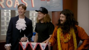 The guys dress up as their favorite Mike Myers movie characters at a ...