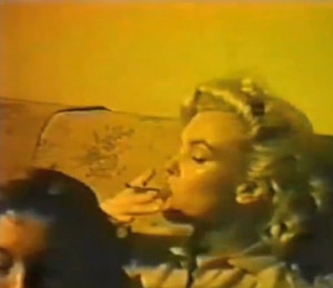 Marilyn Monroe Smoking Weed