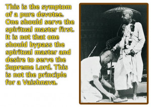 ... to serve the Supreme #Lord. This is not the principle for a Vaishnava