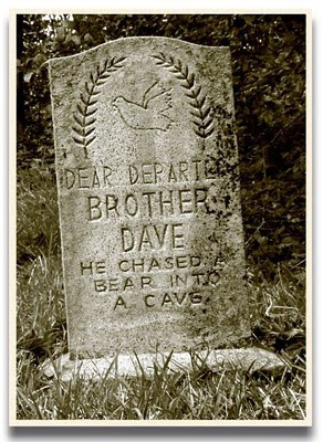 13 Haunted Mansion tombstones