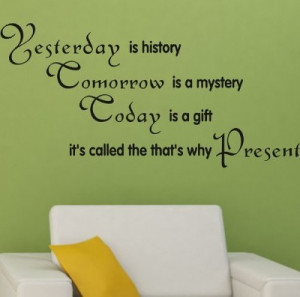 Quote / Saying Vinyl Wall Art Decal Home Decor Decal Wallpaper Wall ...