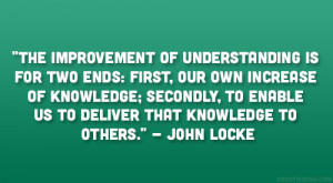 Knowledge Power Quote...