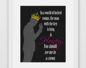 Honey You Should See Me In A Crown James Moriarty Sherlock Quote Print