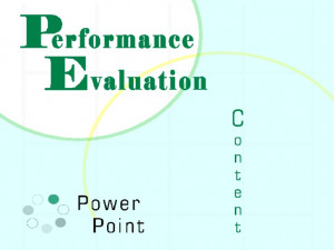 PERFORMANCE EVALUATION POWERPOINT
