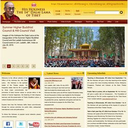 His Holiness the 14th Dalai Lama | The Office of His Holiness Th