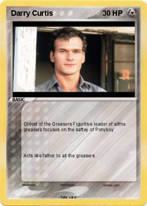 ... Pictures ponyboy curtis darry curtis johnny cade steve randle two bit