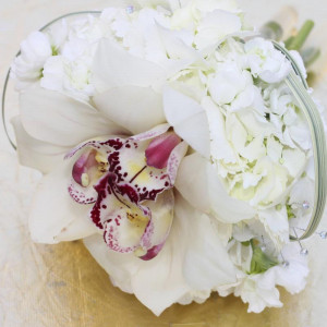 White Calla Lily Wedding Bouquet