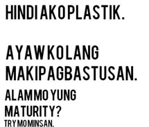 plastic quotes tagalog