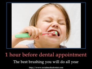 funny pictures, brushing your teeth
