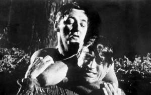 ... Max Cady (Robert Mitchum) in the motion picture Cape Fear (1962