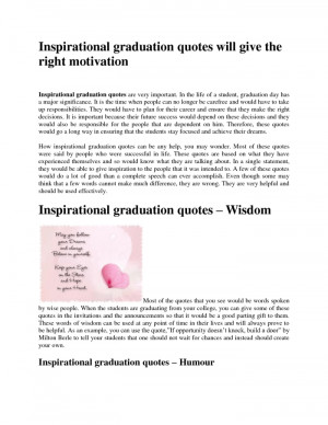 Graduation Quotes And Sayings For Preschool