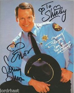 10 Autograph Picture Enos Sonny Shroyer To Shirley Dukes of Hazard