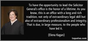 More Elena Kagan Quotes