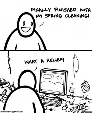 Spring Cleaning - Funny Pictures, MEME and Funny GIF from GIFSec.com