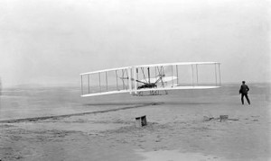 Wright brothers first plane flew on