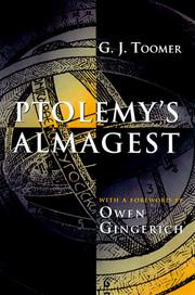 Cover of: Ptolemy's Almagest by Ptolemy