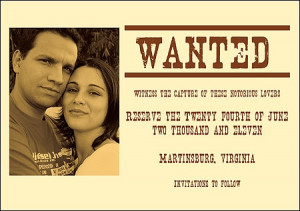 Fun invitation & safe the date wording