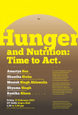 Hunger and Nutrition: Time to Act*