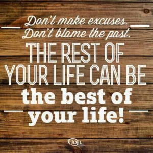 The rest of your life