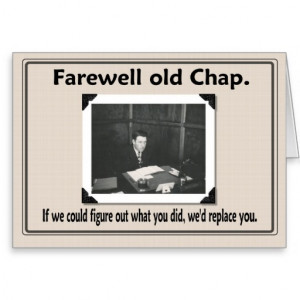 Farewell goodbye coworker greeting cards