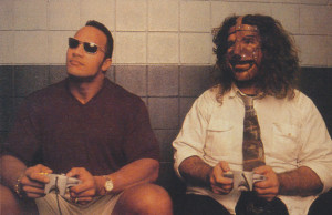 The Rock and Mankind Play Wrestlemania 2000 - Incite Magazine #1 ...