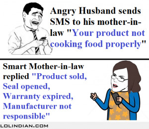 Angry husband complains about wife