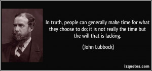 People Make Time for What They Want Quotes