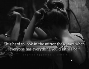 It's hard to look in the mirror these days when everyone has ...