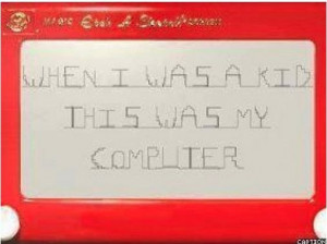 When I was a kid this was my computer. #funny #lol
