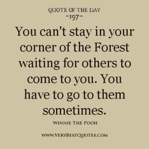 Winnie The pooh quotes, Friendship Quote of The day