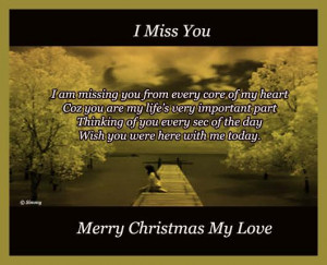 Missing You At Christmas – Poems and Quotes
