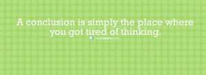 What is a conclusion Facebook Covers for FB Timeline 