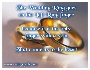 ... is a three ring circus engagement ring, wedding ring and suffering