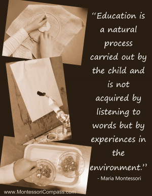 Maria Montessori Quotes On Environment