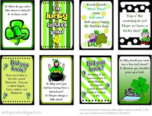 15 st patrick s day lunch box notes knock knock