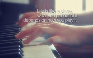 life life quote piano