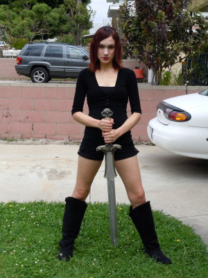 Conan The Barbarian-- Me Swinging The Atlantean Sword