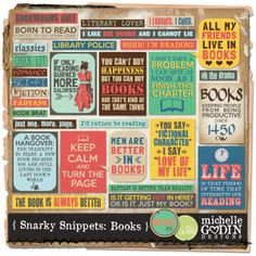 Snarky Snippets: Books More