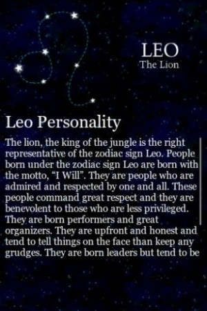 Leo Traits And Characteristics